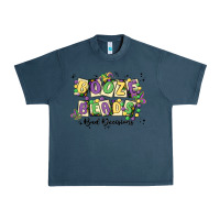 Midnight Navy booze beads Urban Heavy Tee - MaliasSmallBusiness