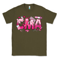 Army Green breast cancer cma certified medical assistant Classic Tee - JahusDesignShop
