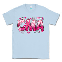 Dusty Blue breast cancer cma certified medical assistant Classic Tee - JahusDesignShop