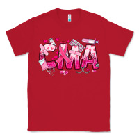 Red breast cancer cma certified medical assistant Classic Tee - JahusDesignShop