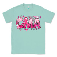 Seafoam breast cancer cma certified medical assistant Classic Tee - JahusDesignShop