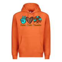 Carrot peace love thankful Premium Hoodie - JahusDesignShop