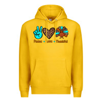 Lemon peace love thankful Premium Hoodie - JahusDesignShop