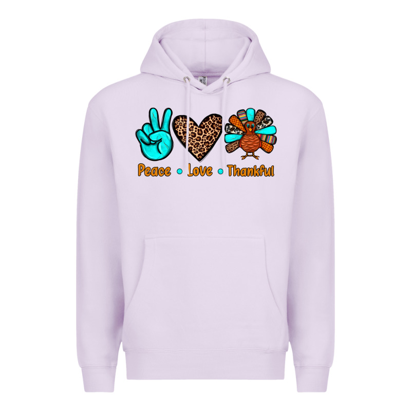Peace Love Thankful Premium Hoodie by JahusDesignShop | Teevron