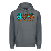 Rock peace love thankful Premium Hoodie - JahusDesignShop