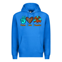 True Royal peace love thankful Premium Hoodie - JahusDesignShop
