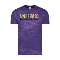 Cloud Purple unafraid Vintage Tee - MaliasSmallBusiness