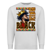 Dove Grey black king Premium Sweatshirt - CowGirlArtShop
