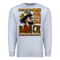 Heather Grey black king Premium Sweatshirt - CowGirlArtShop