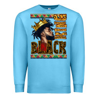 Ocean Blue black king Premium Sweatshirt - CowGirlArtShop