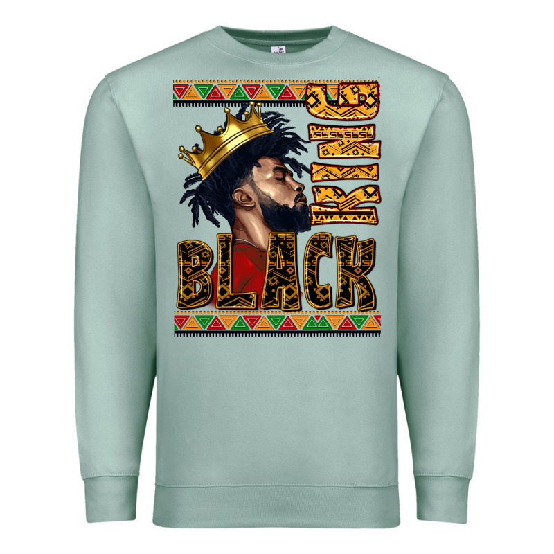 Black King Premium Sweatshirt by CowGirlArtShop | Teevron