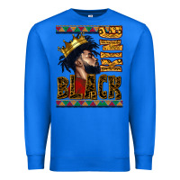 True Royal black king Premium Sweatshirt - CowGirlArtShop