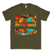 Army Green Phlebotomist pumpkin Classic Tee - NancyCooperArtShop