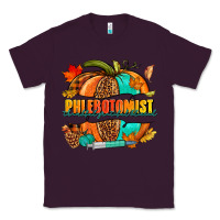 Plum Phlebotomist pumpkin Classic Tee - NancyCooperArtShop