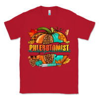Red Phlebotomist pumpkin Classic Tee - NancyCooperArtShop