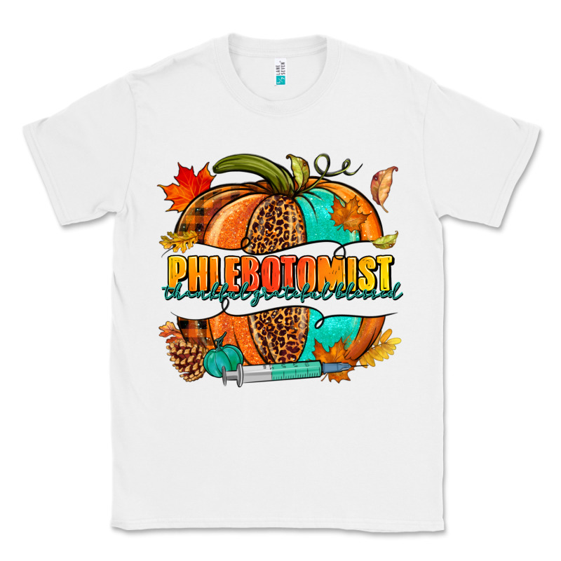 Phlebotomist Pumpkin Classic Tee by NancyCooperArtShop | Teevron