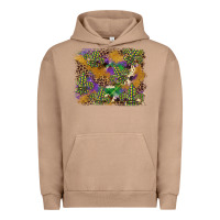 Pigment Burro mardi gras plaid purple glitter cowhide  leopard Urban Hoodie - FaDigitalArtStudio
