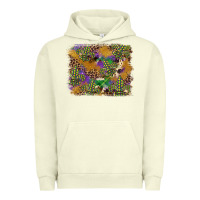 Pigment Pistachio mardi gras plaid purple glitter cowhide  leopard Urban Hoodie - FaDigitalArtStudio