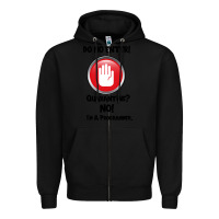 Black I'm Not In Quarantine I'm A Programmer Zipper Hoodie - Bettercallsaul