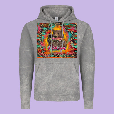 Mama Bear Leopard And Aztec Vintage Hoodie Designed By Ranaportraitstore