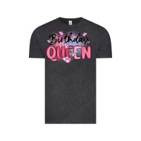 Vintage Black birthday queen Vintage Tee - MaliasSmallBusiness