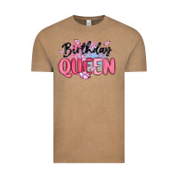 Vintage Coffee birthday queen Vintage Tee - MaliasSmallBusiness