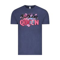 Vintage Denim birthday queen Vintage Tee - MaliasSmallBusiness
