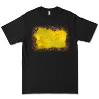 Black gemstone yellow leopard background Premium Tee - JahusDesignShop