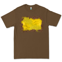 Cacao gemstone yellow leopard background Premium Tee - JahusDesignShop