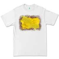White gemstone yellow leopard background Premium Tee - JahusDesignShop