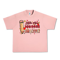 Salmon little miss 100 days smarter Urban Heavy Tee - MaliasSmallBusiness