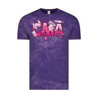 Cloud Purple breast cancer cma certified medical assistant Vintage Tee - JahusDesignShop