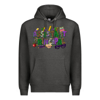 Charcoal Heather assistant principal mardi gras Premium Hoodie - CowGirlArtShop