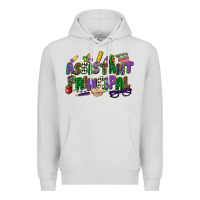 Dove Grey assistant principal mardi gras Premium Hoodie - CowGirlArtShop