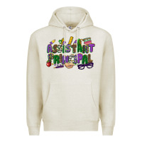 Oatmeal Heather assistant principal mardi gras Premium Hoodie - CowGirlArtShop