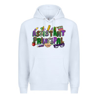 White assistant principal mardi gras Premium Hoodie - CowGirlArtShop