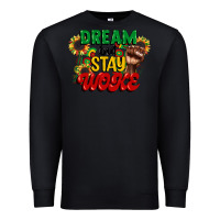 Black dream but stay woke juneteenth Premium Sweatshirt - CowGirlArtShop