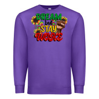 Purple dream but stay woke juneteenth Premium Sweatshirt - CowGirlArtShop