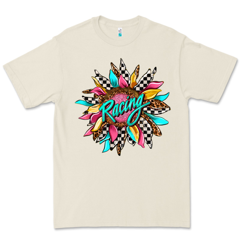Racing Sunflower Front Premium Tee by AdoDesignShop | Teevron