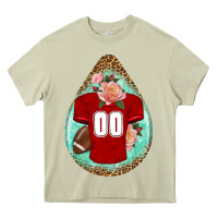 Mossy american football and western roses teardrop Heavy Core Tee - BundleAndBundleShop