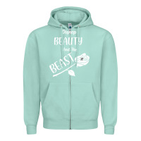 Seafoam Wrt Beauty And The Beast Zipper Hoodie - Bettercallsaul
