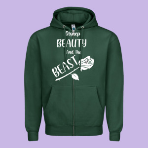 Wrt Beauty And The Beast Zipper Hoodie Designed By Bettercallsaul