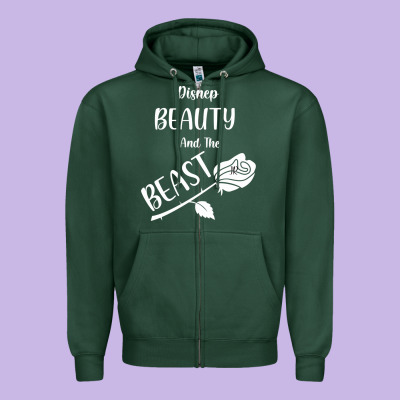 Wrt Beauty And The Beast Zipper Hoodie Designed By Bettercallsaul