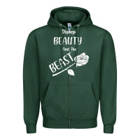 Sports Green Wrt Beauty And The Beast Zipper Hoodie - Bettercallsaul