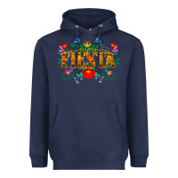 Navy fiesta cinco de mayo Heavyweight Hoodie - CowGirlArtShop