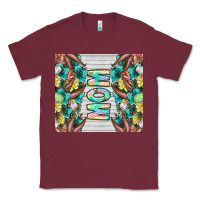 Burgundy easter mom Classic Tee - CowhideDigitalArt