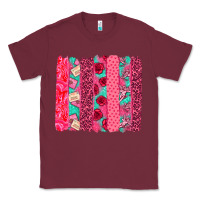 Burgundy valentines day brushstroke Classic Tee - NancyCooperArtShop