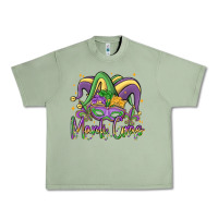 Oil Green mardi gras Urban Heavy Tee - MaliasSmallBusiness