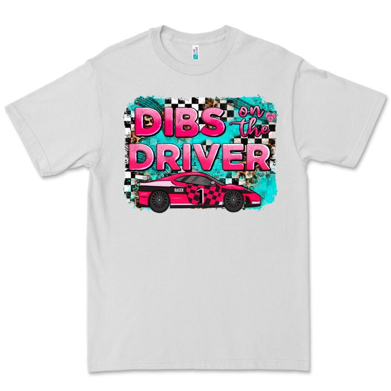 Dibs On The Driver Background Premium Tee by AdoDesignShop | Teevron