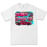 White dibs on the driver background Premium Tee - AdoDesignShop